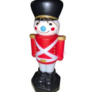 Soldier Blow Mold  11 Inch with Tags Lighted